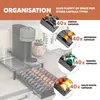 portacapsule eluno per 40x Nespresso Vertuo, cassettiera, Anteprima dell’immagine prodotto 6