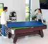 Biliardový stôl Vip Extra 8 FT višňovo/zelený s nadstavcom Náhľad obrázku produktu 3