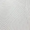 Eleganter Wohnzimmerteppich mit geometrischem Kreismuster Produktbild-Vorschau 4