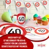 Happy Birthday 40 – 5-teiliges Partyset mit Tellern, Produktbild-Vorschau 2