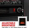 Elektrokamin - Elektrischer Standkamin mit Heizung 1800 W, Produktbild-Vorschau 4