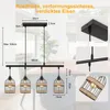 80cm Pendelleuchte Esstisch Schwarz 4-Flammige Hängeleuchte Produktbild-Vorschau 3