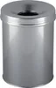 DURABLE Papierkorb SAFE rund 15 Liter metallic silber Produktbild-Vorschau 3