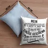 Trendation - Stiefpapa Deko-Kissen mit Füllung 40x40 Spruch Produktbild-Vorschau 4
