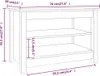 vidaXL Lavice na boty bílá 70x38x45,5 cm Borovicový masiv Náhled obrázku produktu 7