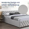 Home Collective Čalouněná postel Dvoulůžková postel 140x200 Náhled obrázku produktu 3
