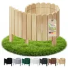 Floranica Bordure de Jardin en bois 20 x 100 cm Nature Voir les images du produit 2