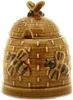 IMKERSHOP Honigtopf aus Keramik mit Bienen 15 cm – Brauner Produktbild-Vorschau 2
