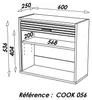 SIMMOB Küchenschrank Schrank Oberschrank Hängeschrank Produktbild-Vorschau 3