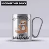 Trendation - Anti Stress Edelstahl Tasse Karabiner für Produktbild-Vorschau 2