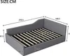 Sweiko Čalouněné denní lůžko 140x200 s úložným prostorem Náhled obrázku produktu 4