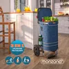 MONZANA® Chariot de courses bleu 56 litres 3en1 pliable Voir les images du produit 2