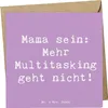 Mr. & Mrs. Panda doppelkarte Spruch Mama Multitasking - Produktbild-Vorschau 1