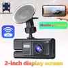 3 Kameras Dash Cam, Parking Monitoring Clear Car Rearview Produktbild-Vorschau 4