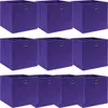 vidaXL Aufbewahrungsboxen 10 Stk. Lila 32x32x32 cm Stoff Produktbild-Vorschau 5