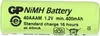 3x GP Akku 2/3 AAA 1,2V / 400mAh GP40AAAM Micro NiMH Akku Produktbild-Vorschau 3