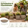 Sottovaso per piante Mira Taupe Ø 39 cm - Resistente al Anteprima dell’immagine prodotto 8