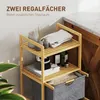 HOMCOM Wäschekorb 35,4 L Wäschesammler mit 2 Wäschekörben Produktbild-Vorschau 5