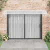 vidaXL Dveřní stříška šedá a průhledná 350x75 cm Náhled obrázku produktu 3