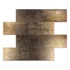 PVC Wandpaneele Selbstklebend 10 Stück Metal Gold FLLOW Produktbild-Vorschau 1