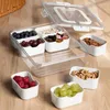 Snackbox mit Deckel 8 Fächer Vorratsbox luftdicht stapelbar Produktbild-Vorschau 2