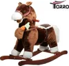 Torro Schaukelpferd mit Magnetkarotte, Sound Dunkelbraun Produktbild-Vorschau 1