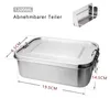 EINFEBEN 1200ml Brotdose Metall Brotdose Thermobeh?lter Produktbild-Vorschau 3