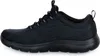 A side view of a black Skechers men's sneaker against a white background. Voir les images du produit