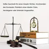 Auktionshammer Set Holz, Richterhammer mit Resonanzblock, Produktbild-Vorschau 2