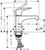 Einhebel-Waschtischmischer 90 AXOR CITTERIO E DN 15 f HWB m Produktbild-Vorschau 3