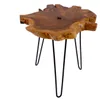 Bijzettafeltje 50cm, houten design, moderne salontafel. NU Productafbeelding-voorbeeld 1
