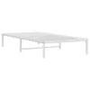 vidaXL Rama łóżka metalowa biała 107x203 cm Podgląd zdjęcia produktu 4