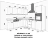 Winkelküche NESSA 250x250 cm Küchenzeile Einbauküche Produktbild-Vorschau 6