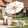 Sekey Sonnenschirm Ø300cm Holzoptik Gartenschirm Produktbild-Vorschau 17