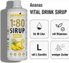 NUTRIFY Vital Drink Sirup1:80 Ananas 6 x 1L Sportgetränk Produktbild-Vorschau 6