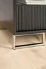 Pieds de meuble angulaires en chrome brillant, hauteur 4,5 Voir les images du produit 9