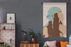 MuchoWow® Wandteppich Wandbehang Sommer - Frau - Kopftuch Produktbild-Vorschau 5