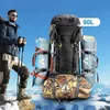 Night Cat Wanderrucksack 90L für Camping Trekking Schwarz Produktbild-Vorschau 4