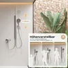 HOROW Regendusche Set Chrom, Duschset Duschsystem mit 4 Produktbild-Vorschau 5