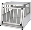 Hundebox Alu Reisebox Box Gitterbox 69x54x50cm : Silber Produktbild-Vorschau 7