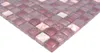 Mosaikfliese Transluzent rosa Glasmosaik Crystal Stein rosa Produktbild-Vorschau 5