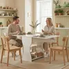 Klapptisch mit Stauraum klappbar, Esstisch Spanplatte, Produktbild-Vorschau 1
