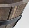 Portafiori in legno di pino 60x38xH31, noce Anteprima dell’immagine prodotto 6