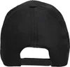 The image shows the back view of a black baseball cap. Produktbild-Vorschau