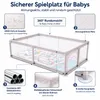 Laufstall Baby mit Matratze, Laufgitter Baby 200x180cm XXL, Produktbild-Vorschau 14