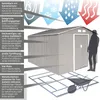 HATTORO S300 XXXL Metall Gerätehaus Geräteschuppen Produktbild-Vorschau 2
