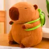 Capybara Plüschtier Kuscheltier mit Rucksack Schildkröte 23 Produktbild-Vorschau 3