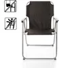 BigDean Klappstuhl Schwarz Campingstuhl Faltstuhl Produktbild-Vorschau 7