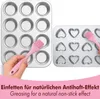 Backform Set Muffinform Edelstahl: Muffinblech Cupcake & Produktbild-Vorschau 5