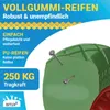 Bituxx PolyurethanSchubkarren Rad 4.80/4 4.00-8 Grün Produktbild-Vorschau 2